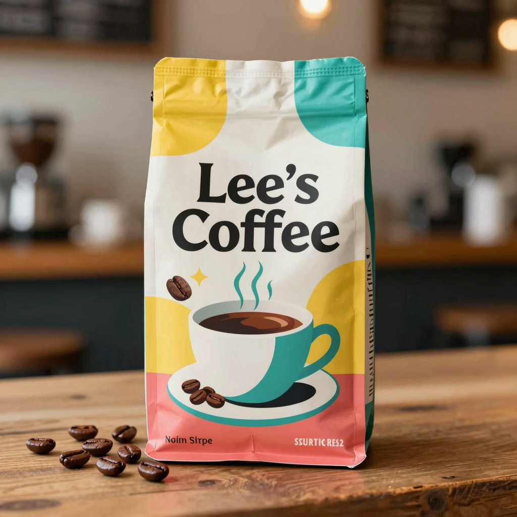 Lee's Coffee packaging design
