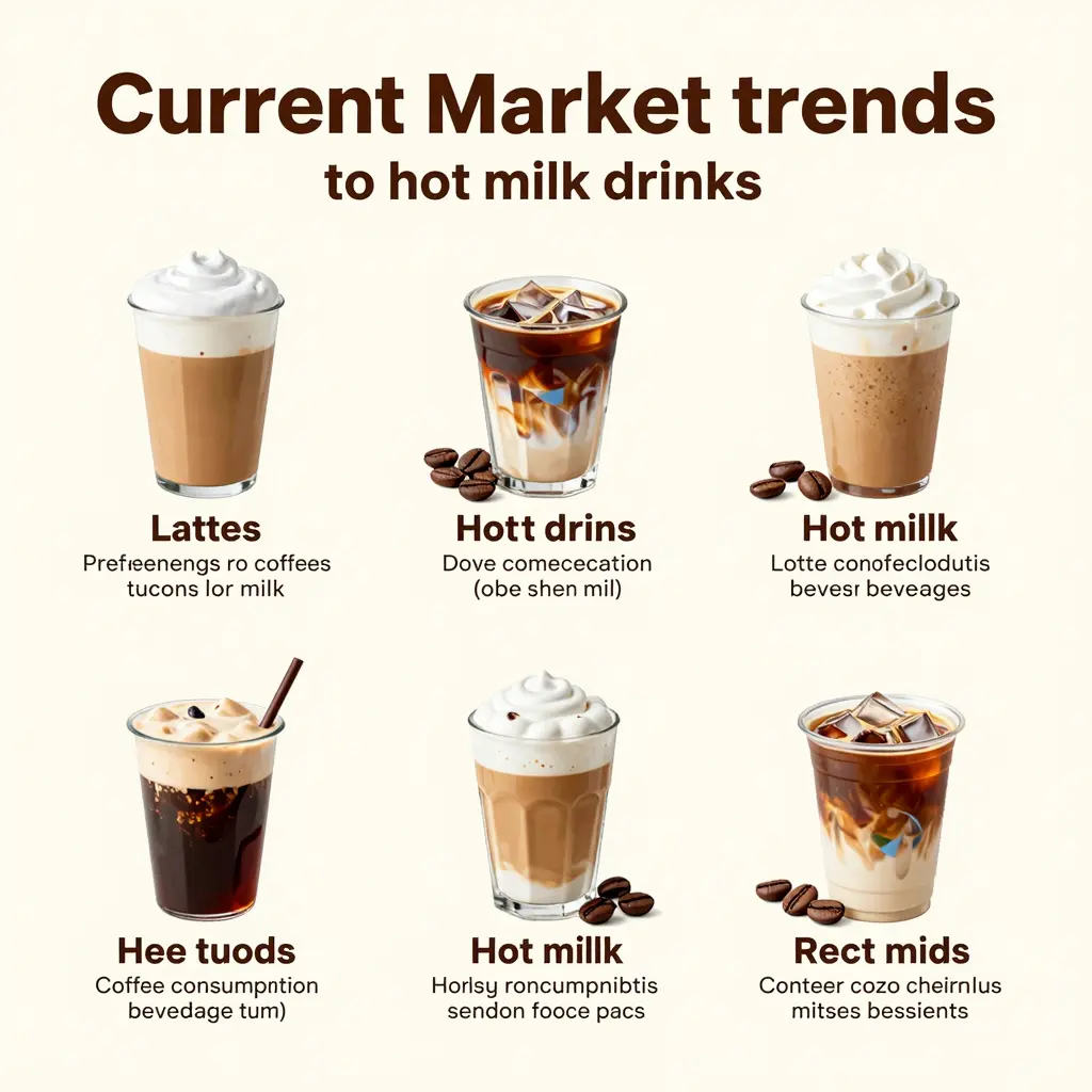 Coffee with Hot Milk Infographic