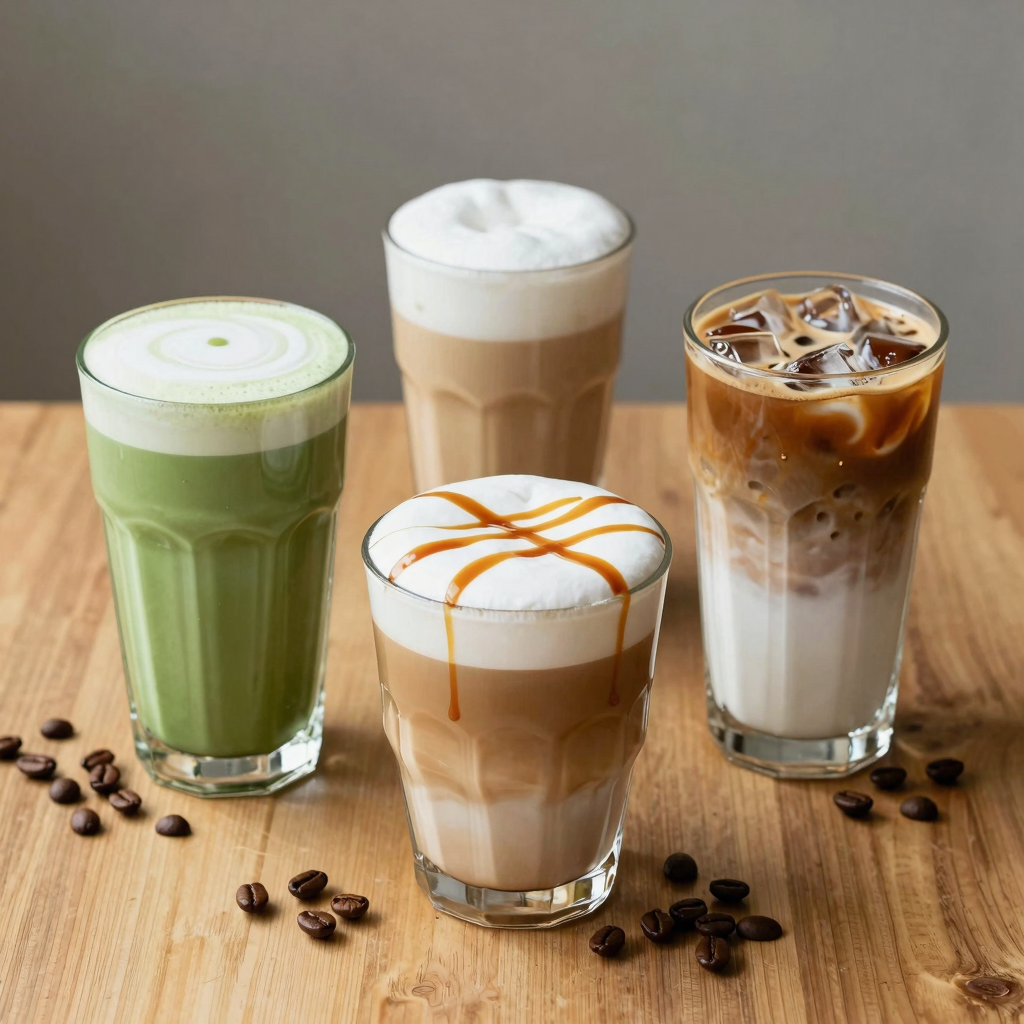 Coffee Drinks Display
