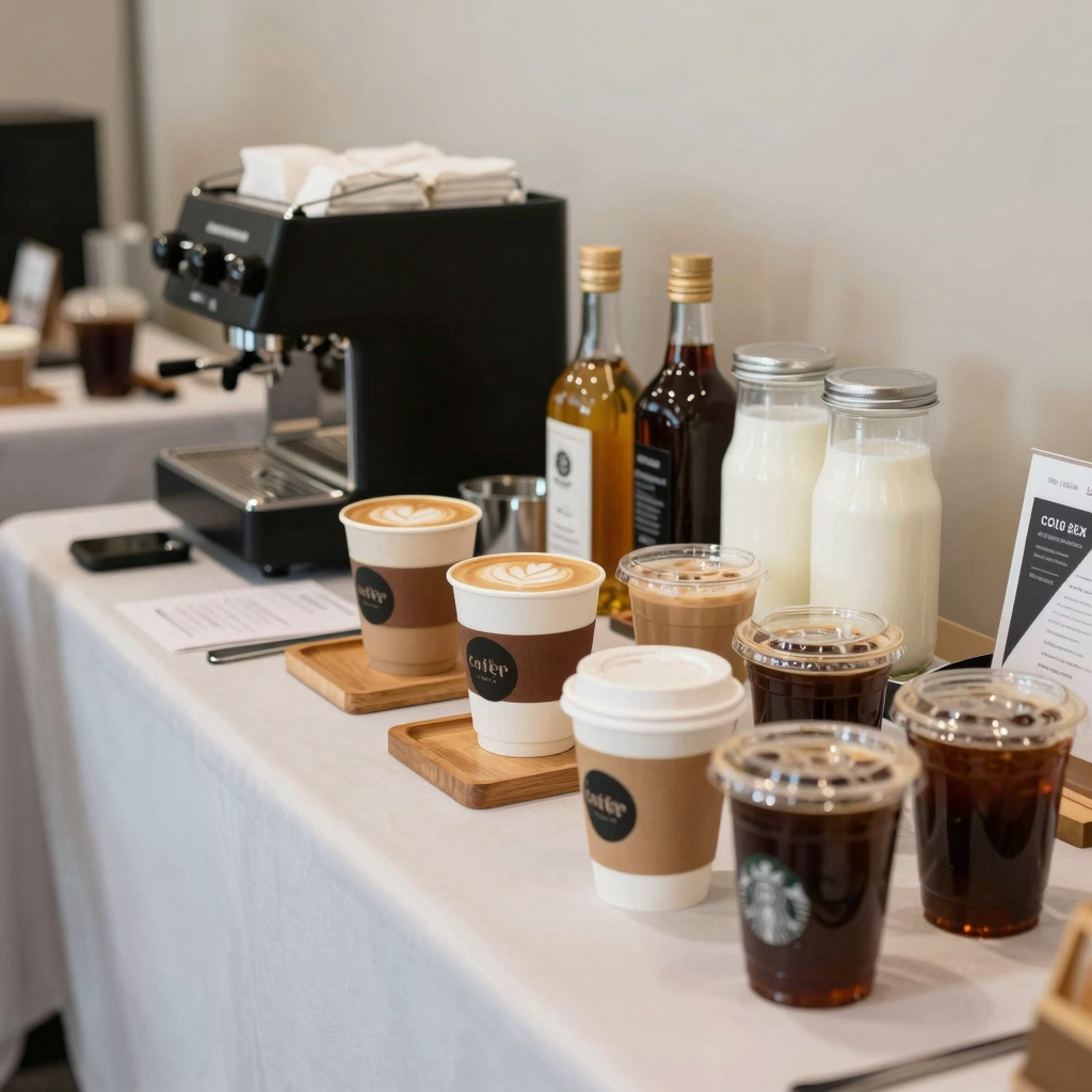 Coffee Station at Corporate Event