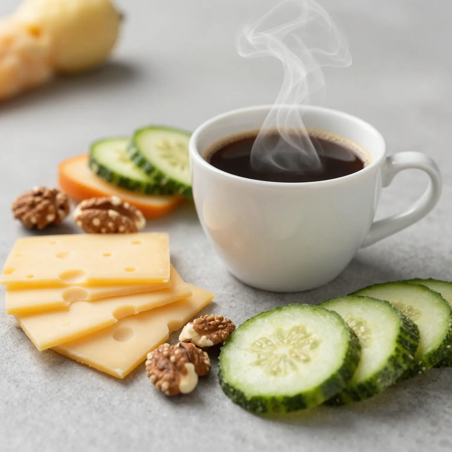 Coffee and Low Carb Snacks