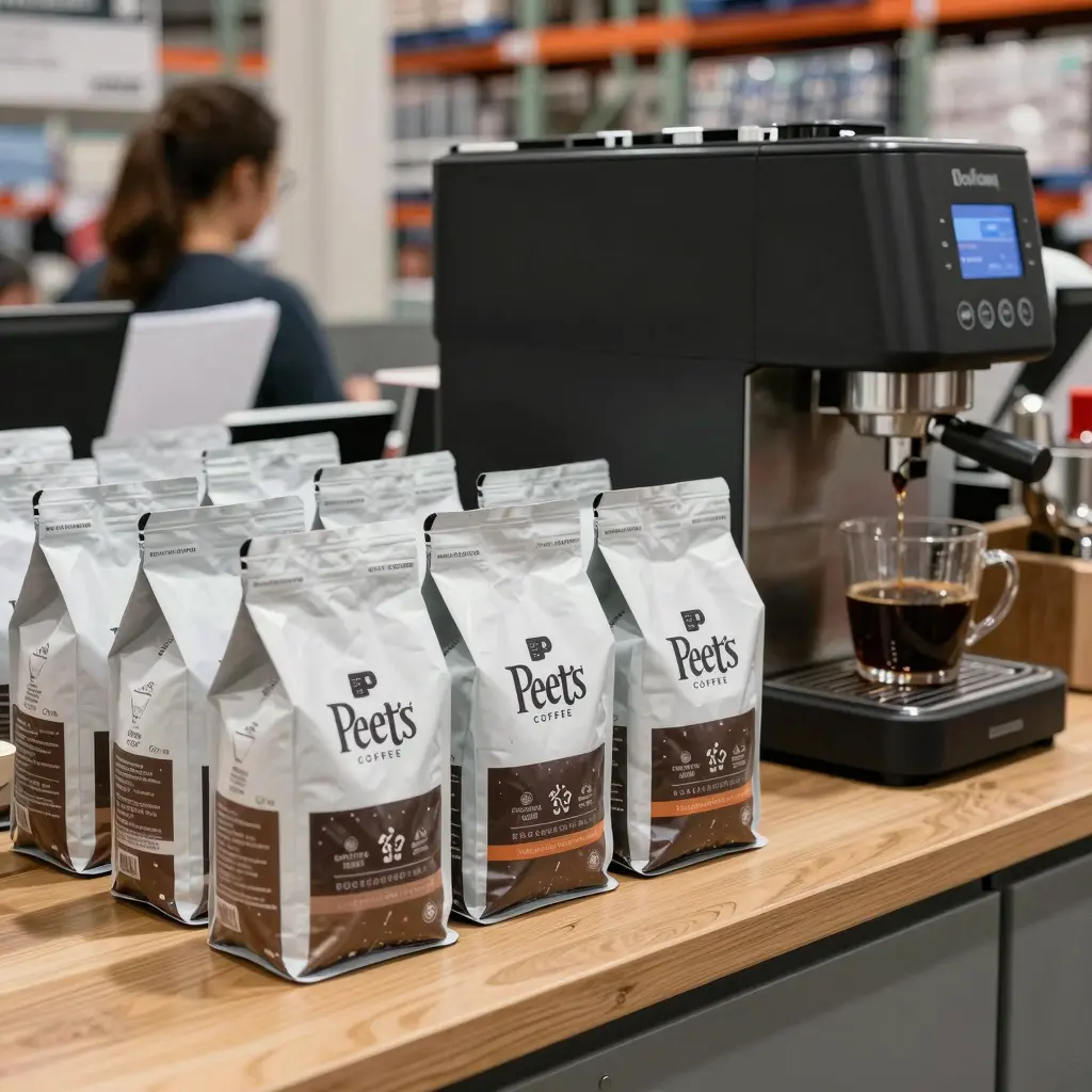 Peet's Coffee Setup in Office