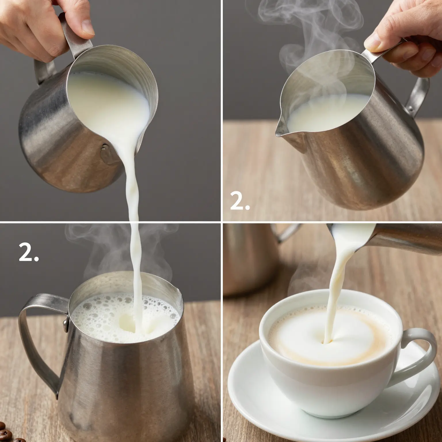 Steaming Milk Process