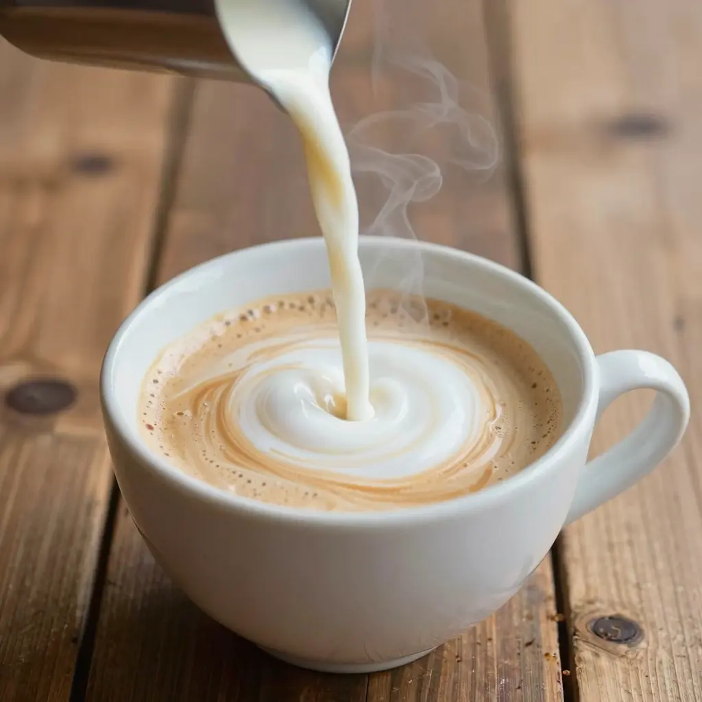 Cup of Coffee with Soya Milk