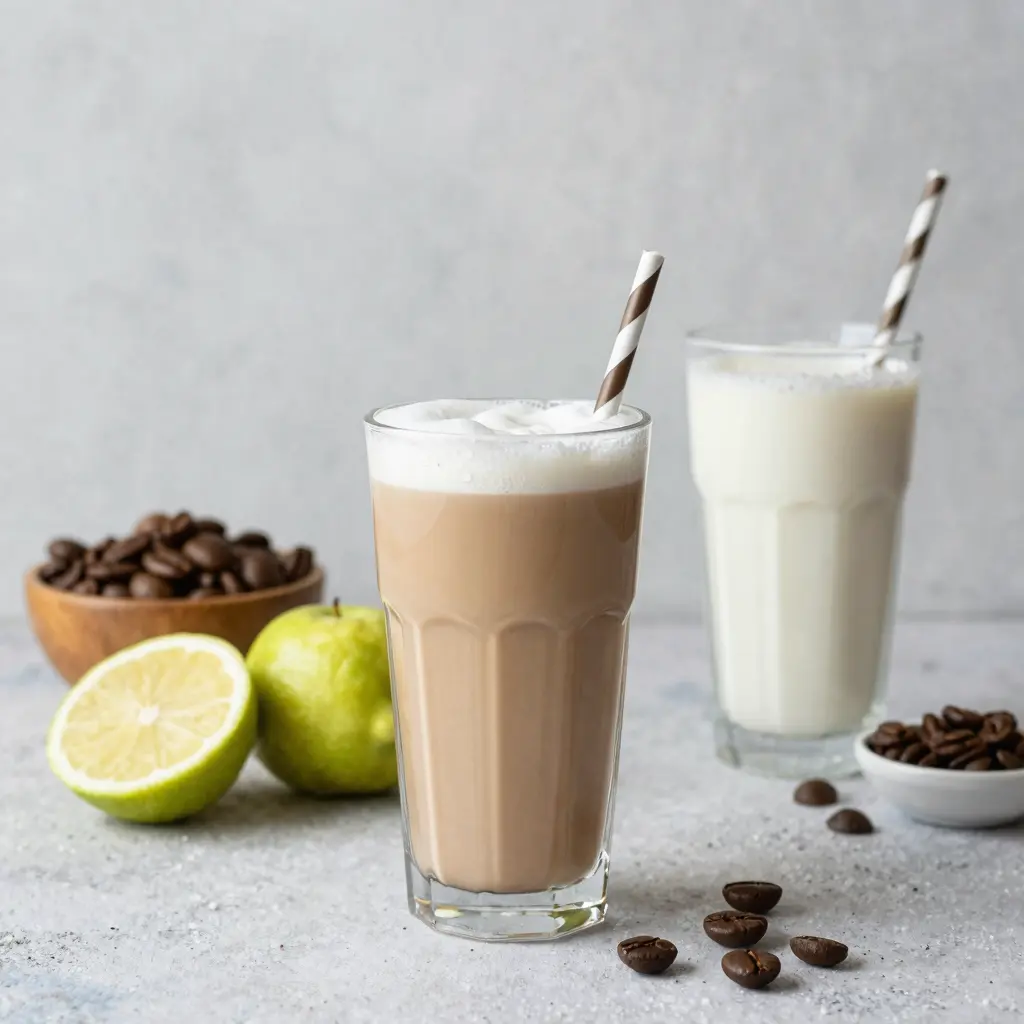 Creative Coffee and Soya Milk Drink