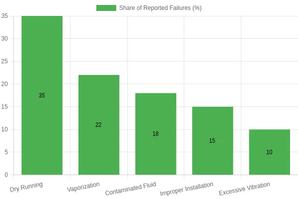 Distribution of Mechanical Seal Failure Root Causes